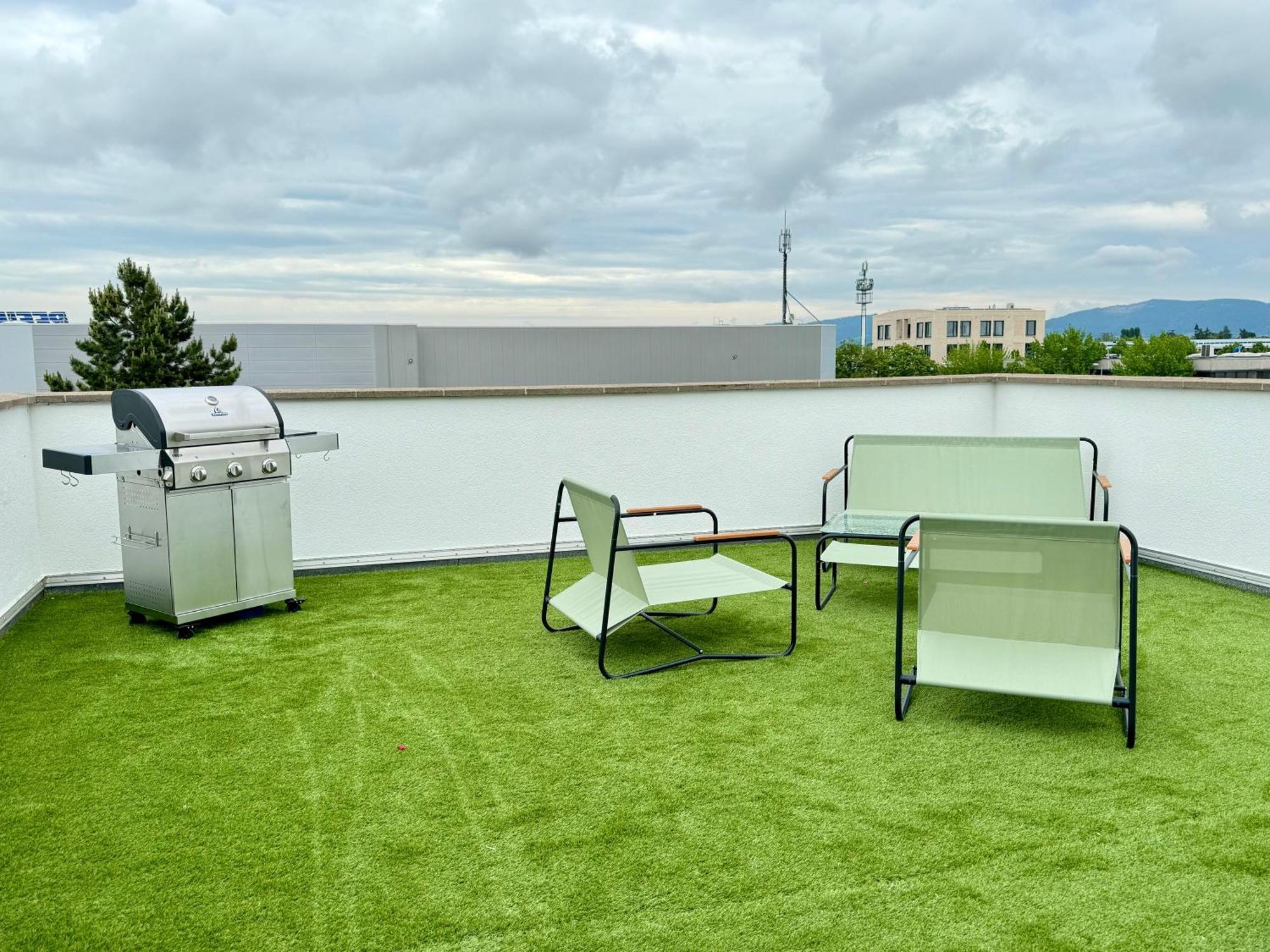 220 Qm Penthouse Wohnung Mit Fahrstuhl - Ohne Spa マンハイム エクステリア 写真