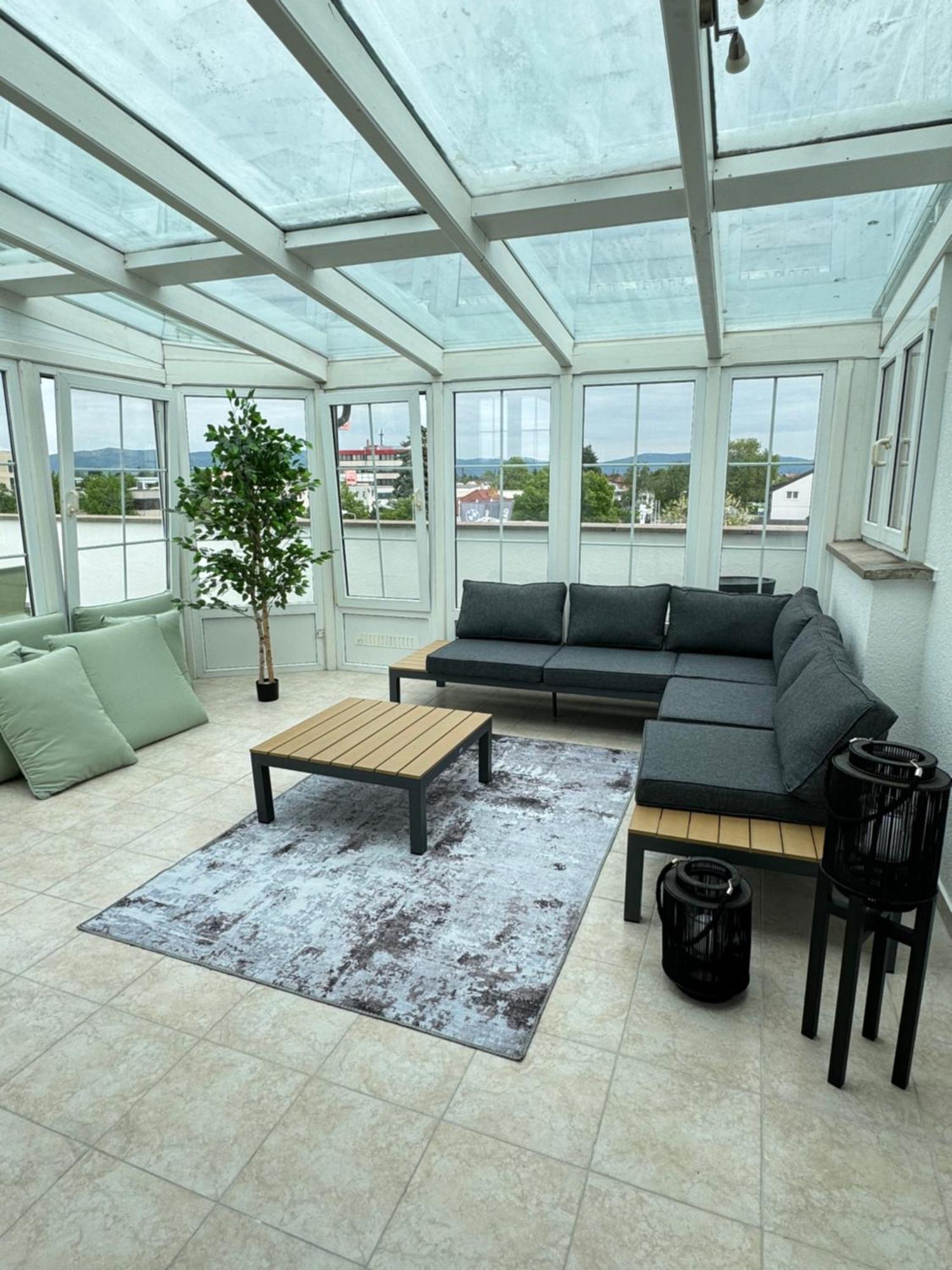 220 Qm Penthouse Wohnung Mit Fahrstuhl - Ohne Spa マンハイム エクステリア 写真